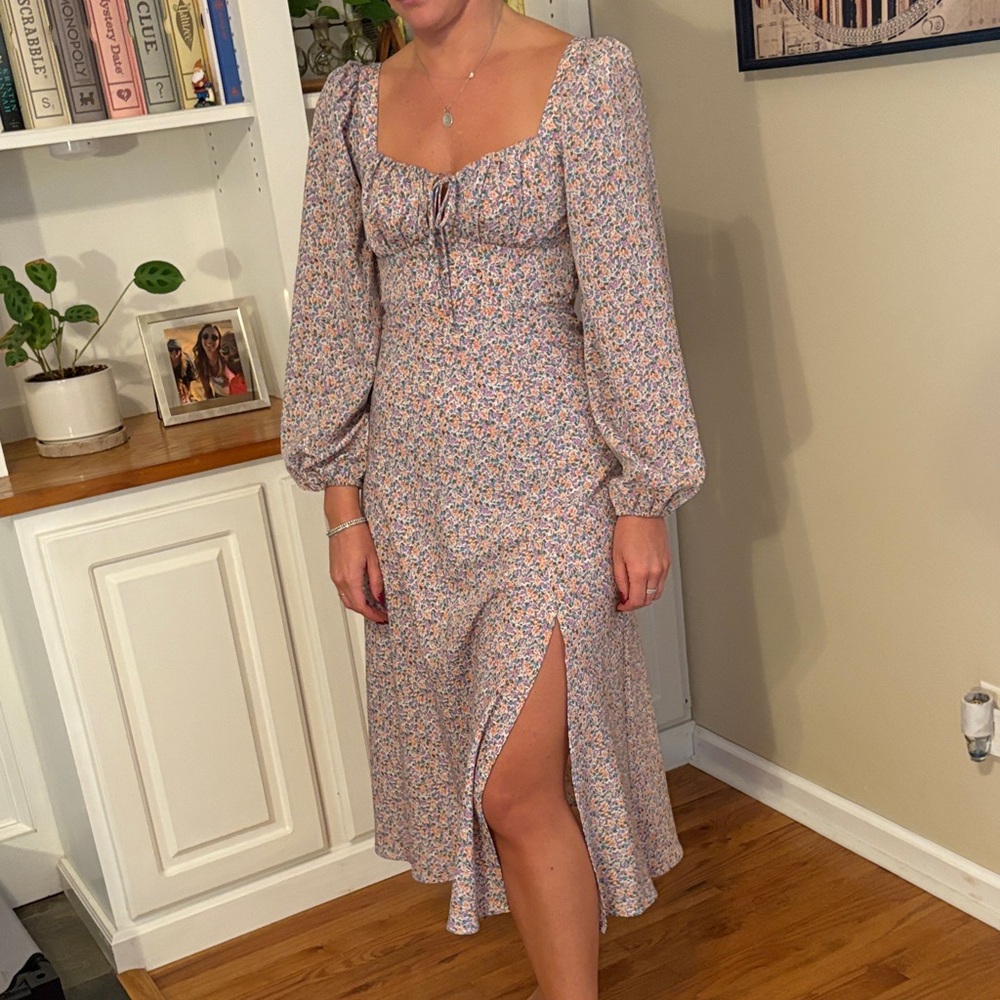 Altar'd State Multicolor Backless Dress